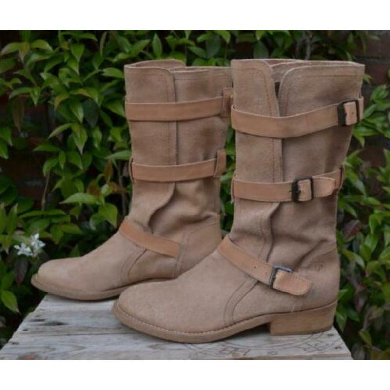 NIEUW!!! Bronx leren laarzen, mt. 36