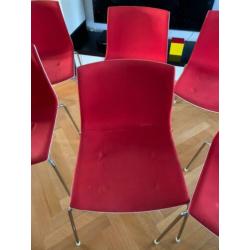 6 Arper Catifa 46 design stoelen, mooi!