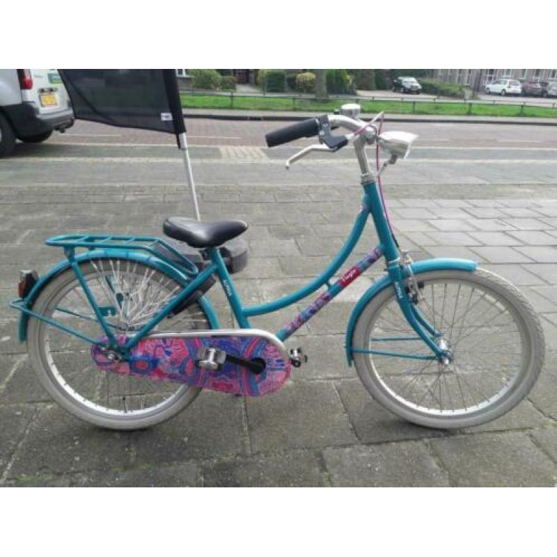 Alpina Tingle meisjesfiets 20" blauw
