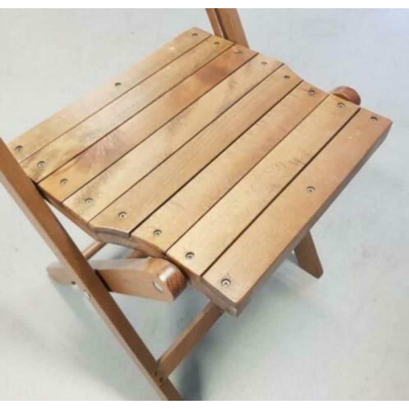 Retro horeca stoelen, vintage houten terrasstoelen 82
