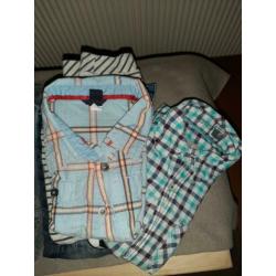 Jongenskleding, broeken, blouses, slaapzak, shirts
