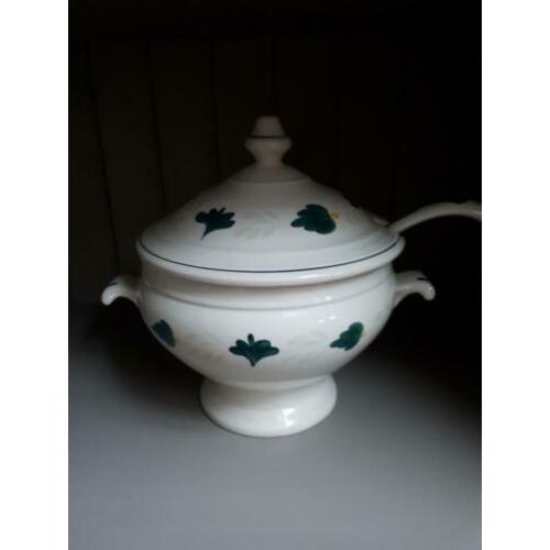Royal boch aquarelle groen bont
