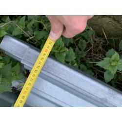 Damwandprofiel 1.25mm dik. 16 cm profieldikte