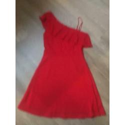 Nieuwe Only rode zomerjurk 36