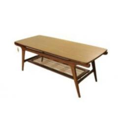 vintage salontafel tafel midcentury jaren 60 70 rotan