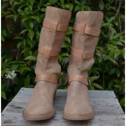NIEUW!!! Bronx leren laarzen, mt. 36