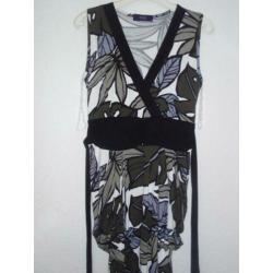 Maat m - studio anneloes - zwart/grijs geprint