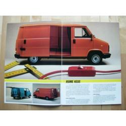 Peugeot J5 Bestel Brochure 1985 - Bestelwagen