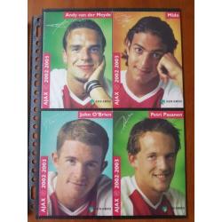 ajax spelerskaarten uit 2002-2003