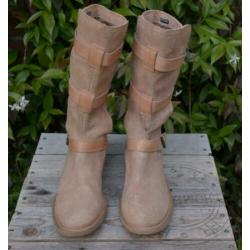 NIEUW!!! Bronx leren laarzen, mt. 36