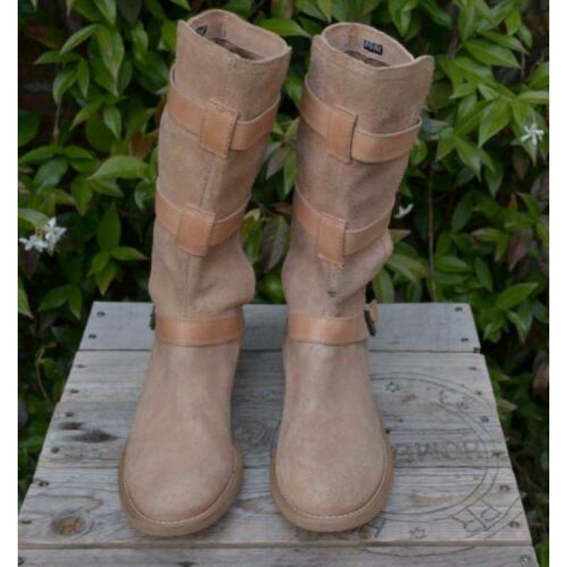 NIEUW!!! Bronx leren laarzen, mt. 36