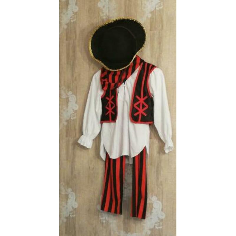 Piratenpak met accessoires maat 128