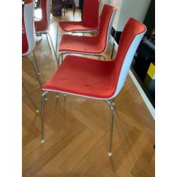 6 Arper Catifa 46 design stoelen, mooi!