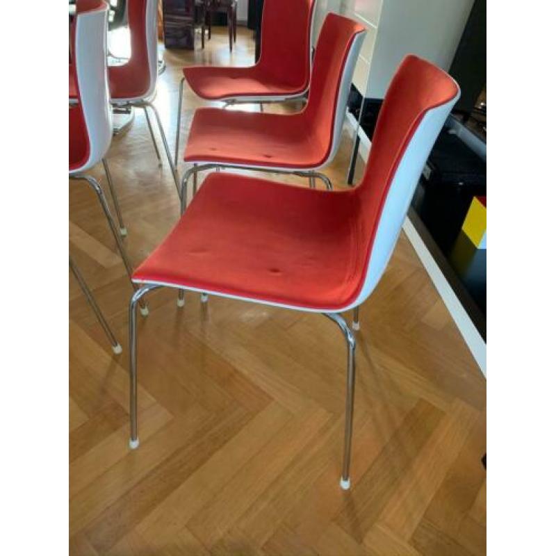 6 Arper Catifa 46 design stoelen, mooi!