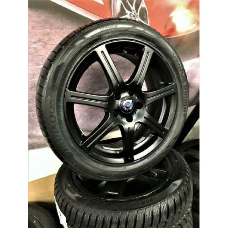 17 inch 5x108 Volvo Velgen + Zomerbanden