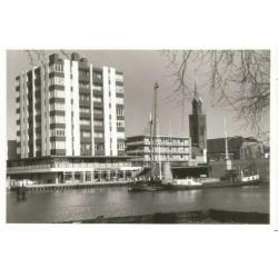 Foto Zaandam restaurant De Peperbus binnenvaart ca 1960