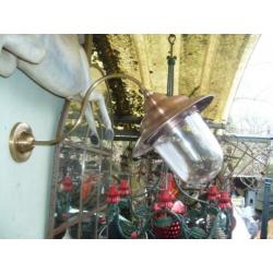 Stallamp/ stallantaarn Koper- antiek model- en meer.....