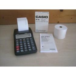 Casio HR-8 TEC telmachine rekenmachine met telrol printrol