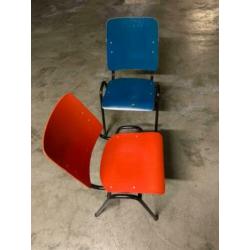 vintage design industriele Marko schoolstoelen