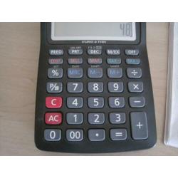 Casio HR-8 TEC telmachine rekenmachine met telrol printrol