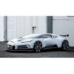Bugatti Centodieci 2019 Stoffen Canvas Poster 90 x 60 cm