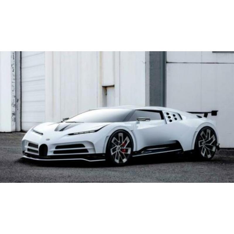 Bugatti Centodieci 2019 Stoffen Canvas Poster 90 x 60 cm