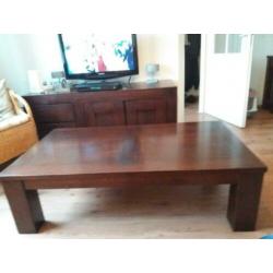 salontafel, Frans eiken, zgan, 40 euro