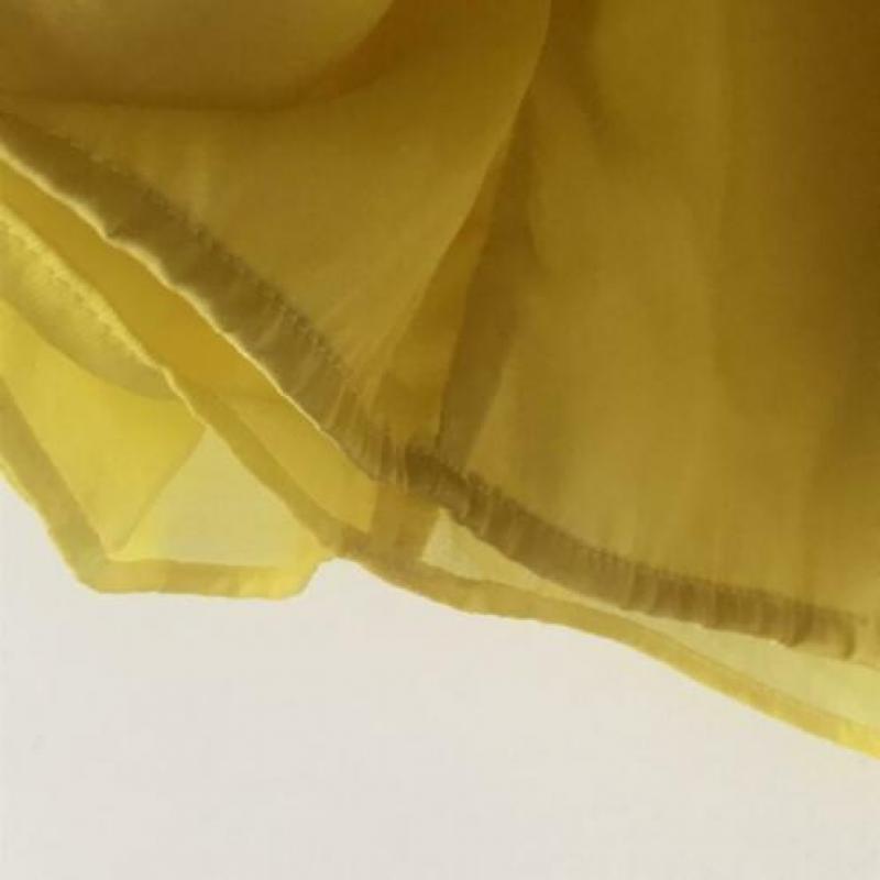 Prachtige L chique gele rok H&M Modern Classics voile egf