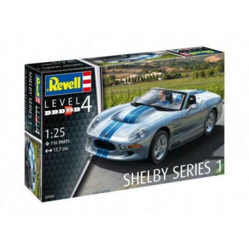 Revell - Shelby series 1 Bouwpakket 1:25 07039 NIEUW