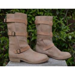 NIEUW!!! Bronx leren laarzen, mt. 36