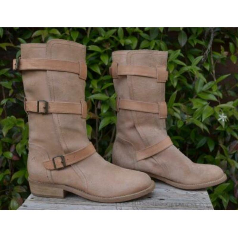 NIEUW!!! Bronx leren laarzen, mt. 36