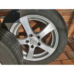 Toyota 16 inch lichtmetalen of ruilen tegen 15 inch Yaris.