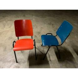 vintage design industriele Marko schoolstoelen