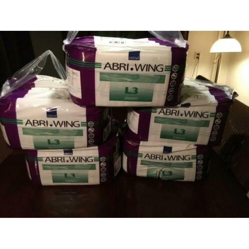 Te koop 5 pakken Abri wing L 3
