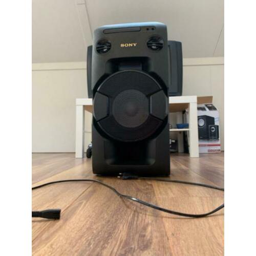 Sony party speaker MHC-V11 dit weekend €125,-