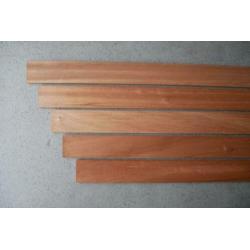 Mahonie Hardhouten Latten: 10 x 43 x 2400 mm - Geschaafd!