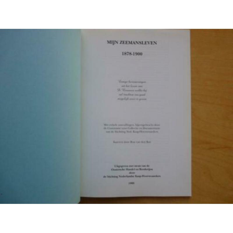 Mijn zeemansleven D. Brouwer 1999 Stichting Nederlandse