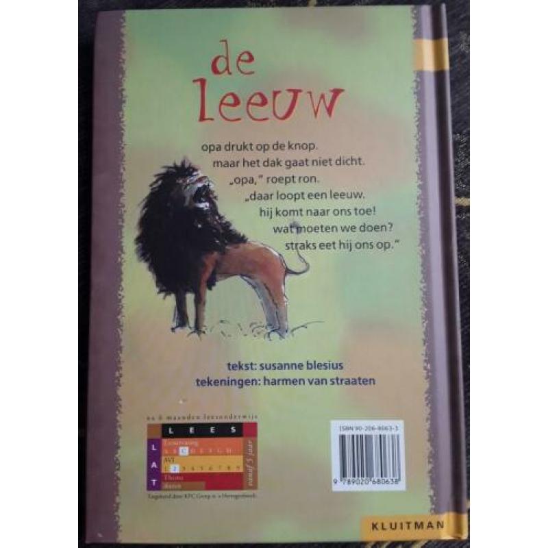 Avi-e3 de leeuw voor de beginnende lezers zgan boekje