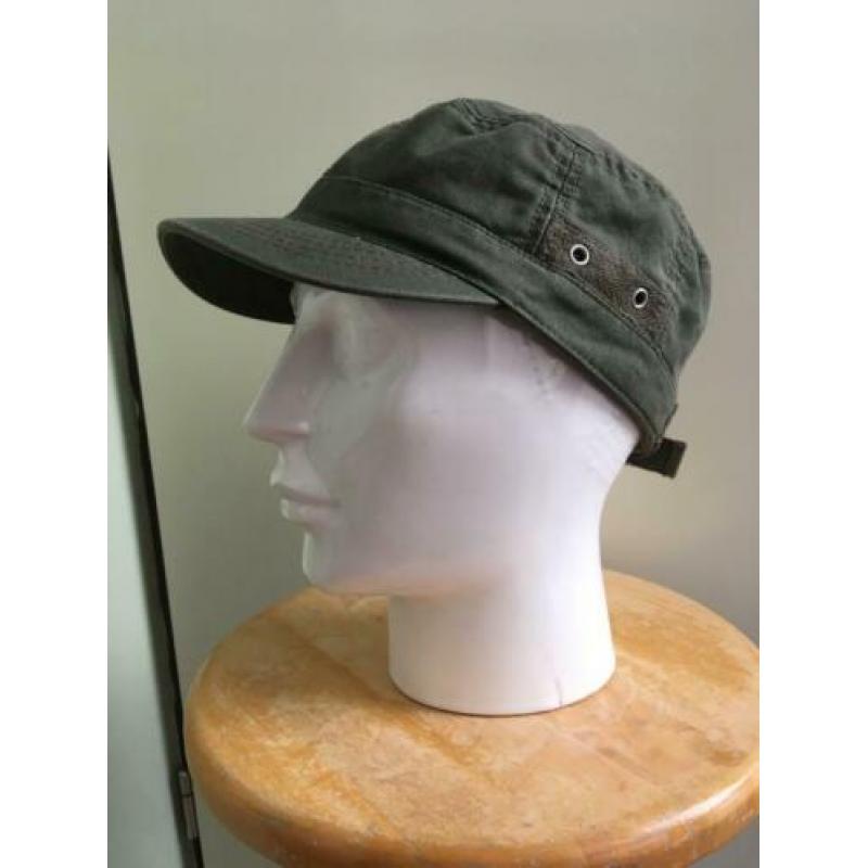 Hm divided leger pet S M 36 38 stoer camo groen army cap