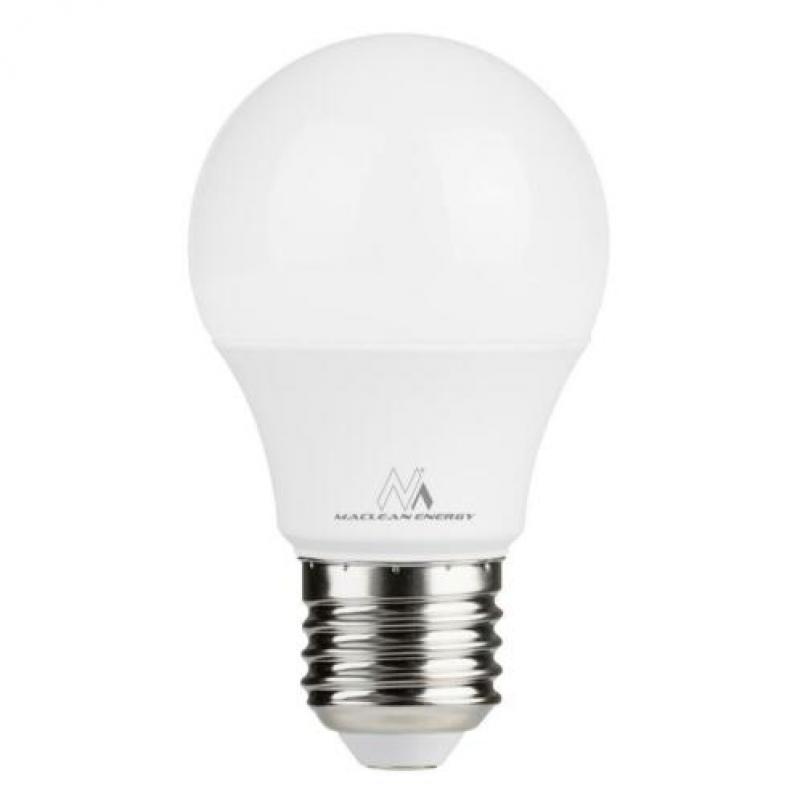LED-lamp E27 9W 230V Maclean Energy MCE273 WW warmwit 3000K