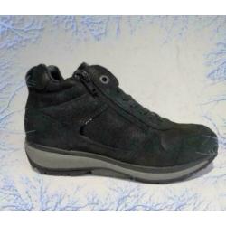 Xsensible zwarte veterboots stretchwalker 38