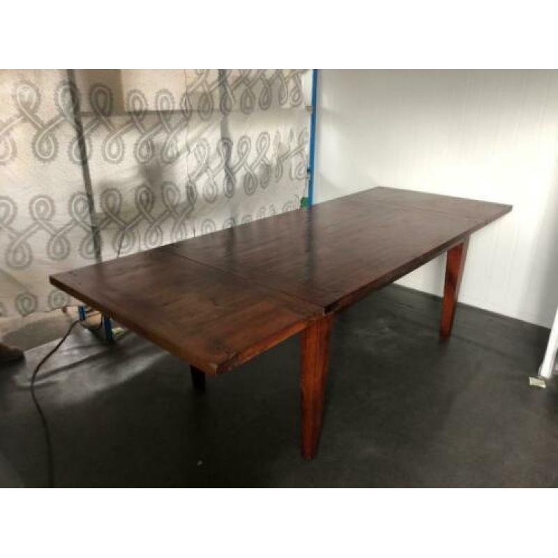 Eikenhouten verlengbare tafel