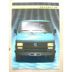 Peugeot J5 Bestel Brochure 1985 - Bestelwagen