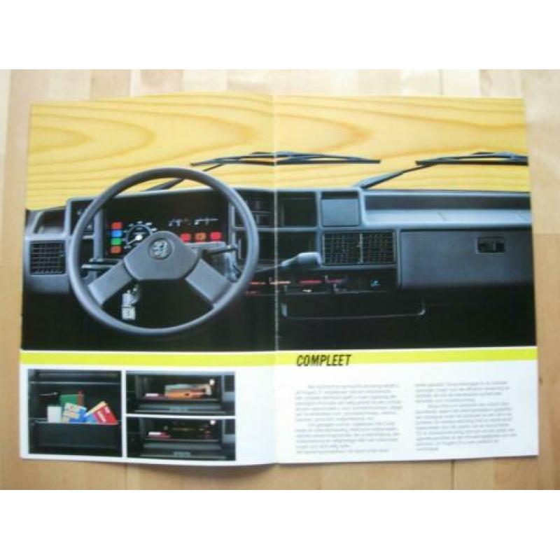 Peugeot J5 Bestel Brochure 1985 - Bestelwagen