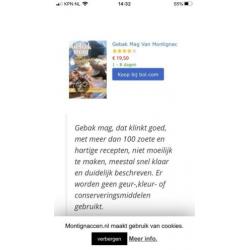 Gebak Mag van Montignac door Truus Ordelman 100 recepten