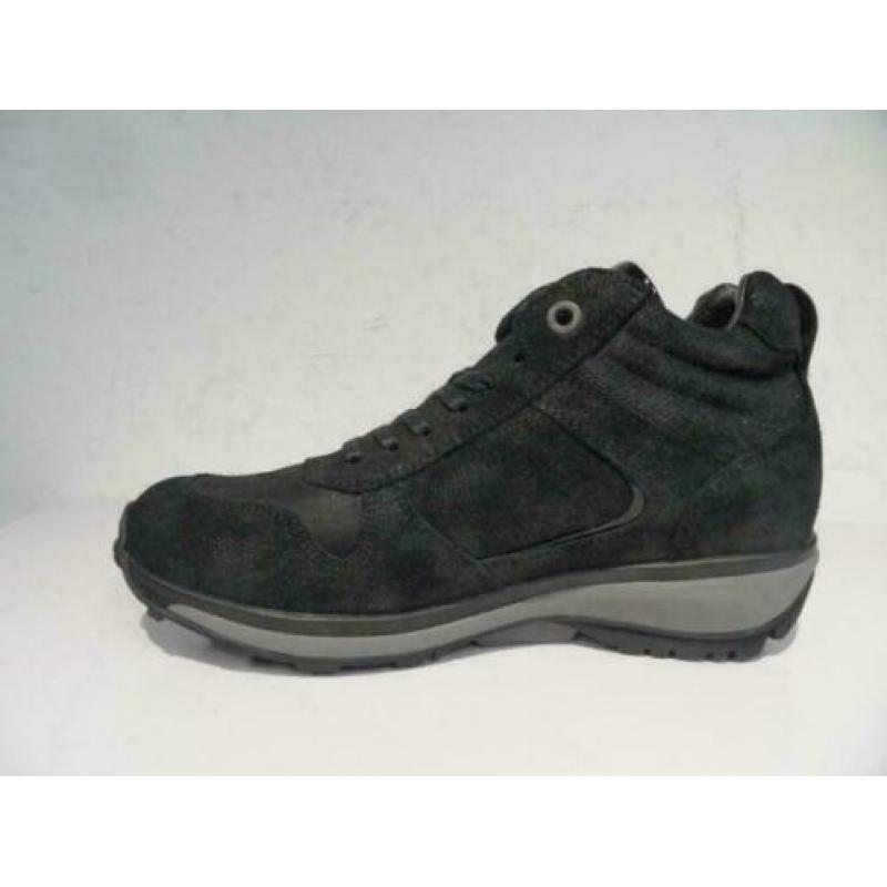 Xsensible zwarte veterboots stretchwalker 38