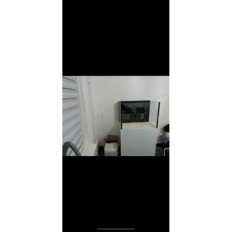 zeeaquarium diamond rimless 80x60x60 met tmc sump