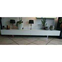 Coesel dressoir wit modern 272cm breed 38,5cm hoog 53cm diep