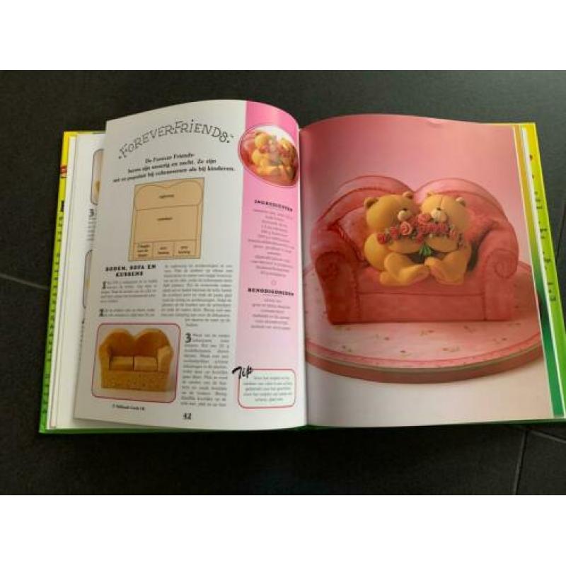 Stripfiguren om van te smullen taart boetseer boek