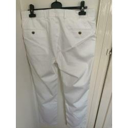 Suitseplay witte pantalon. Maat 50